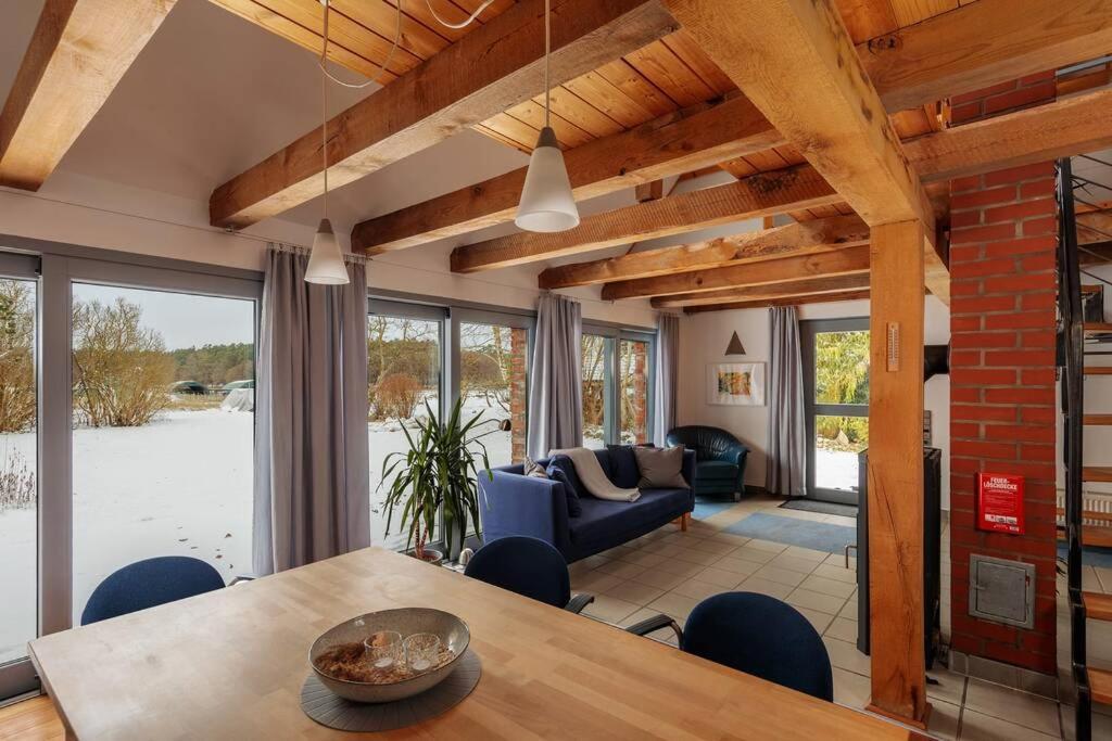 Modernes Landhaus Mit Sauna Hohen Pritz エクステリア 写真
