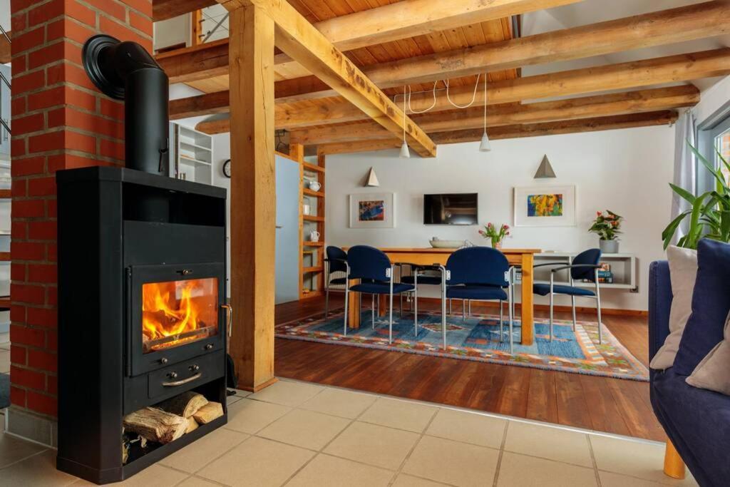 Modernes Landhaus Mit Sauna Hohen Pritz エクステリア 写真