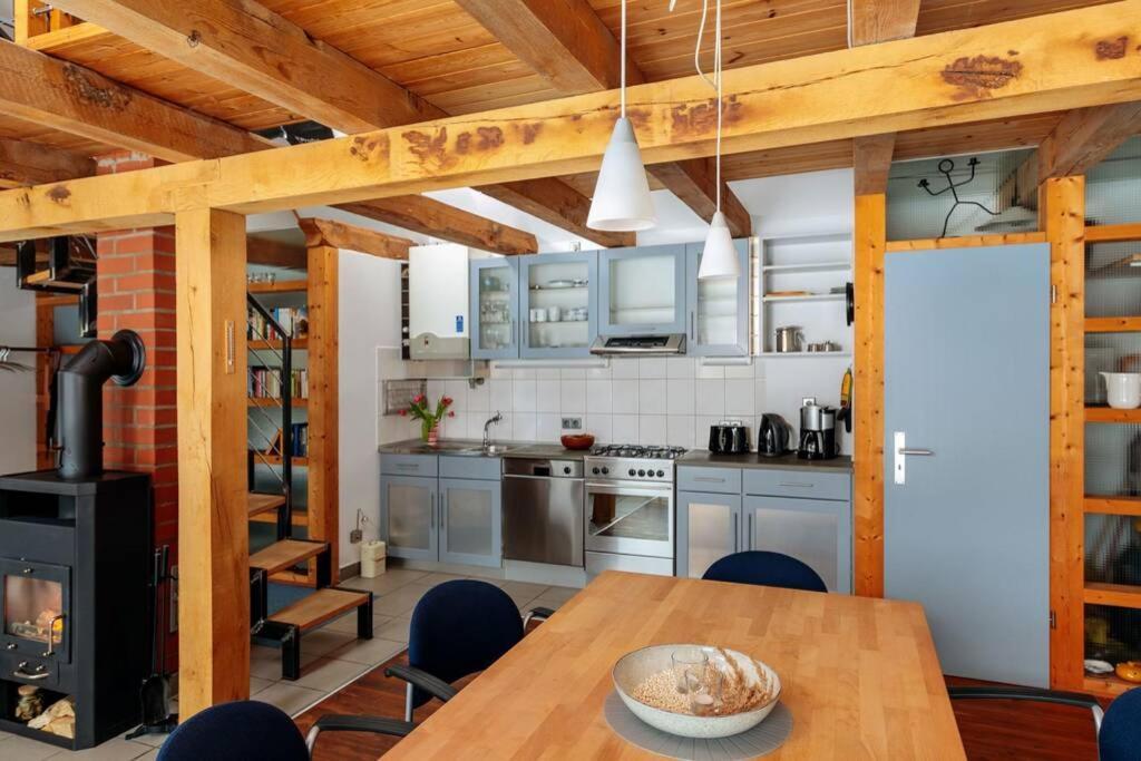 Modernes Landhaus Mit Sauna Hohen Pritz エクステリア 写真